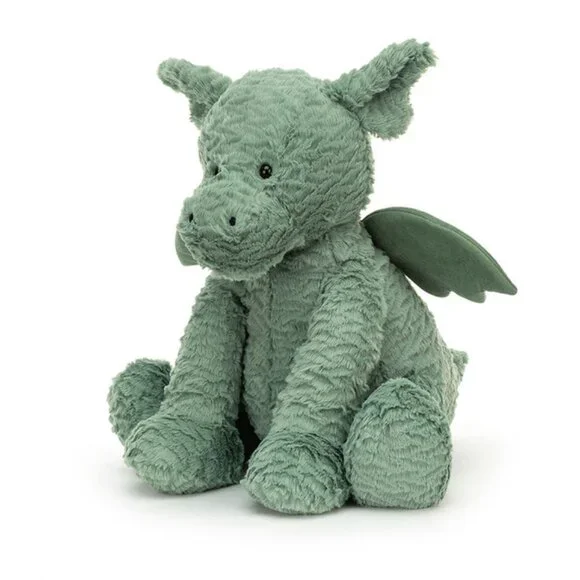 Jellycat FUDDLEWUDDLE DRAGAON authentic US seller NWT out of stock giftable - Picture 1 of 10